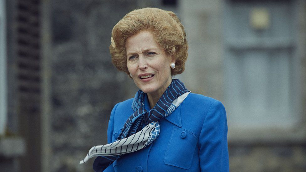 Gillian Anderson as Margaret Thatcher